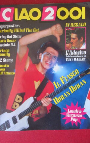 CIAO 2001 31 1987 POSTER CURIOSITY KILLED THE CAT - MATIA BAZAR [G103A]