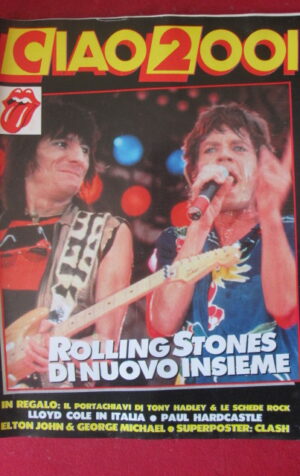 CIAO 2001 5 1986 ROLLING STONES POSTER THE CLASH ELTON JOHN [G103A]