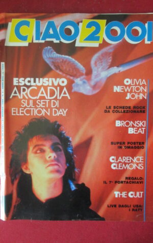 CIAO 2001 4 1986 OLIVIA NEWTON JOHN - POSTER BRONSKI BEAT  [G103A]