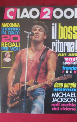CIAO 2001 40 1987 BRUCE SPRINGSTEEN MADONNA DEEP PURPLE [G103A]