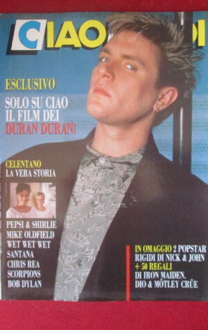 CIAO 2001 51 1987 POSTER JOHN TAYLOR DURAN DURAN ADRIANO CELENTANO [G103A]
