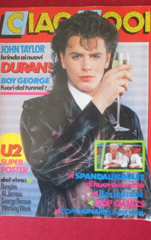 CIAO 2001 35 1986 POSTER U2 - DURAN DURAN JOHN TAYLOR SPANDAU BALLET [G103A]