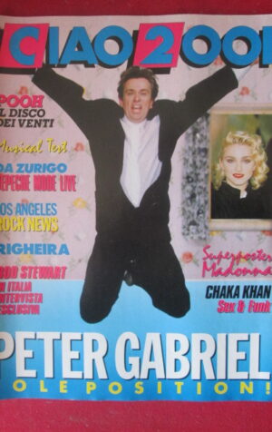 CIAO 2001 36 1986 RARA RIVISTA CON POSTER MADONNA [G103A]