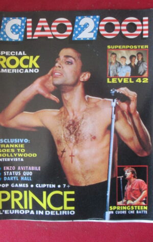 CIAO 2001 37 1986 POSTER LEVEL 42 - PRINCE ENZO AVITABILE STATUS QUO  [G103A]