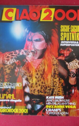 CIAO 2001 21 1986 POSTER SIGUE SIGUE SPUTNIK KATE BUSH ZUCCHERO  [G103A]