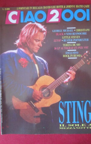 CIAO 2001 17 1988 POSTER DAVID LEE ROTH & JOHNNY HATES - STING [G103A]