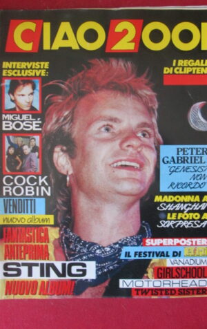 CIAO 2001 24 1986 POSTER DEE SNIDER TWISTED SISTER - MADONNA SPECIAL [G103A]