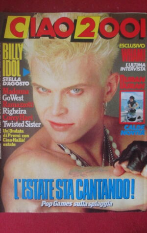 CIAO 2001 32-33 1986 POSTER GEORGE MICHAEL WHAM - BILLY IDOL  [G103A]