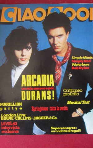 CIAO 2001 31 1986 POSTER BRUCE SPRINGSTEEN - MARILLION ARCADIA LEVEL 42 [G103A]