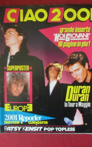 CIAO 2001 9 1987 POSTER EUROPE - DURAN DURAN PATSY KENSIT [G103A]