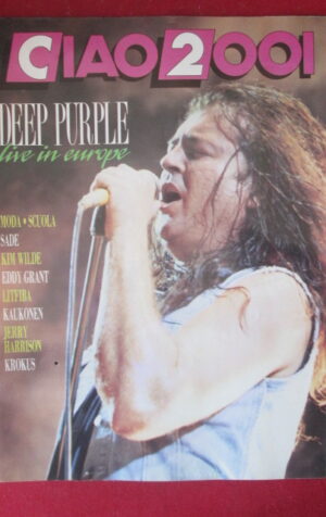 CIAO 2001 31 1988 DEEP PURPLE LITFIBA EROS RAMAZZOTTI KIM WILDE [G103A]