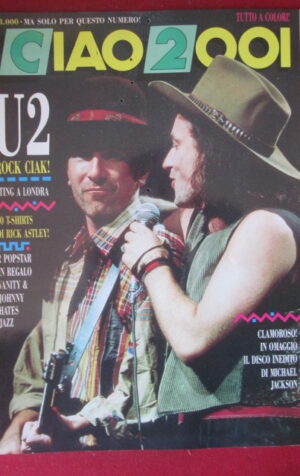 CIAO 2001 4 1988 POSTER VANITY & JOHNNY HATES JAZZ LITFIBA KINKS [G103A]