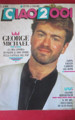 CIAO 2001 7 1988 POSTER STING GIANNA NANNINI - GEORGE MICHAEL [G103A]