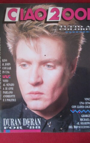 CIAO 2001 3 1988 POSTER BONO VOX VASCO ROSSI - DURAN DURAN [G103A]