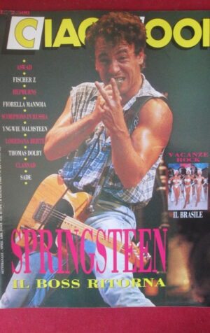 CIAO 2001 23 1988 BRUCE SPRINGSTEEN LOREDANA BERTE YNGWIE MALMSTEEN [G103A]
