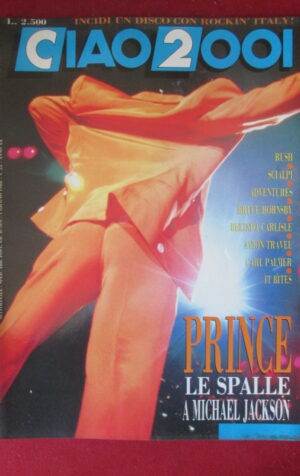 CIAO 2001 22 1988 PRINCE SCIALPI AVION TRAVEL BELINDA CARLISLE RUSH [G103A]