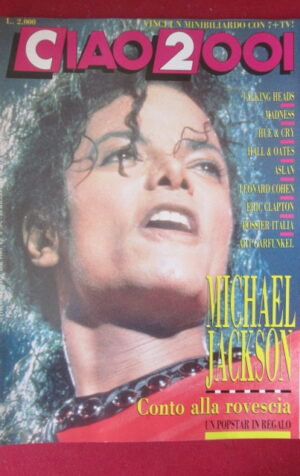 CIAO 2001 21 1988 POSTER MICHAEL JACKSON & STING - MADNESS TALKING HEADS [G103A]