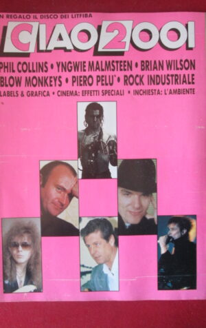 CIAO 2001 49 1988 PHIL COLLINS YNGWIE MALMSTEEN LITFIBA BRIAN WILSON [G103A]