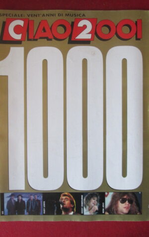 CIAO 2001 48 1988 U2 OZZY OSBOURNE BRANDUARDI BON JOVI DIRE STRAITS [G103A]