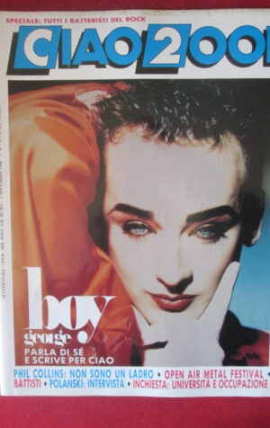 CIAO 2001 44 1988 BOY GEORGE MARC ALMOND LUCIO BATTISTI PHIL COLLINS [G103A]