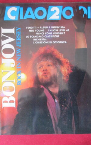 CIAO 2001 39 1988 BON JOVI VENDITTI LEVEL 42 NEIL YOUNG PRINCE & HENDRIX [G103A]