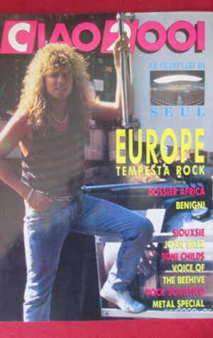 CIAO 2001 37 1988 EUROPE SIOUXSIE SIOUX JOAN BAEZ BRUCE SPRINGSTEEN [G103A]