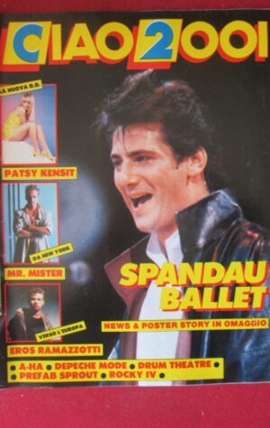 CIAO 2001 7 1986 POSTER STORY SPANDAU BALLET - PATSY KENSIT MR MISTER [G103A]