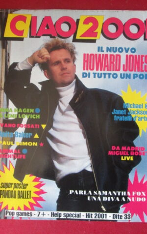 CIAO 2001 41 1986 POSTER SPANDAU BALLET - HOWARD JONES NINA HAGEN [G103B]