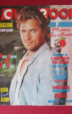 CIAO 2001 51 1986 DON JOHNSON CLAUDIO BAGLIONI GEORGE MICHAEL [G103B]
