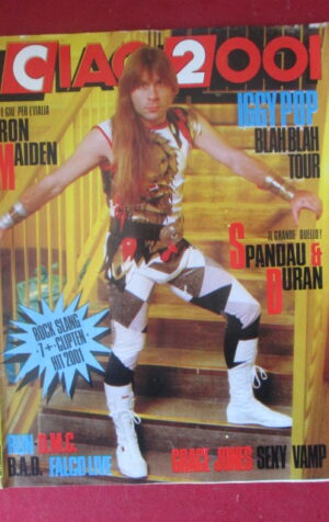 CIAO 2001 50 1986 IRON MAIDEN NICK KAMEN GRACE JONES TERESA DE SIO [G103B]
