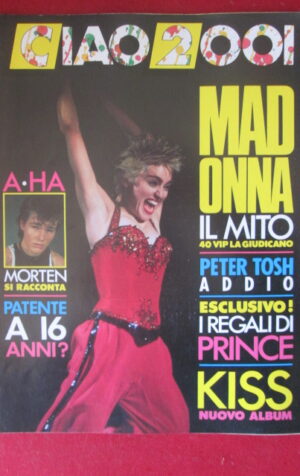 CIAO 2001 41 1987 MADONNA COVER - A-HA PETER TOSH KISS  [G103B]