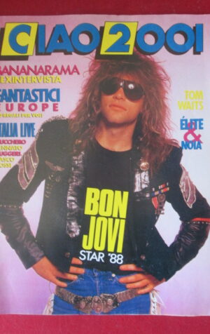 CIAO 2001 42 1987 EUROPE TOM WAITS BANANARAMA LUCA CARBONI ROCK ANGELES [G103B]