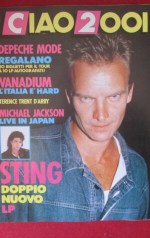 CIAO 2001 43 1987 STING DEPECHE MODE VANADIUM MICHAEL JACKSON [G103B]