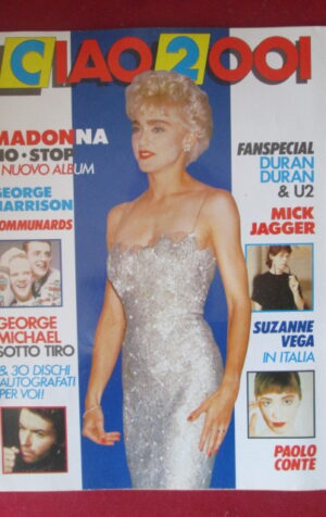 CIAO 2001 49 1987 MADONNA COVER GEORGE MICHAEL MICK JAGGER PAOLO CONTE [G103B]