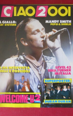 CIAO 2001 22 1987 POSTER DURAN DURAN BON VOX CAT STEVENS LEVEL 42 [G103B]