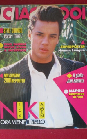 CIAO 2001 19 1987 POSTER HUMAN LEAGUE PINO DANIELE STYLE COUNCIL [G103B]