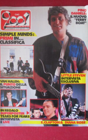 CIAO 2001 48 1985 POSTER TEARS FOR FEARS - PINO DANIELE SIMPLE MINDS [G103B]