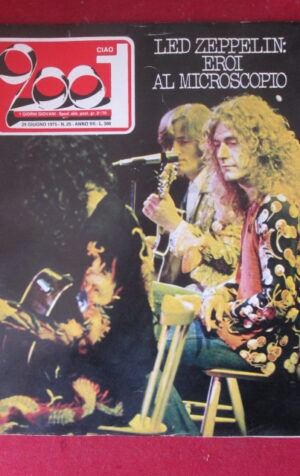 CIAO 2001 25 1975 LED ZEPPELIN DEEP PURPLE PARCO LAMBRO SPARKS [G103B]