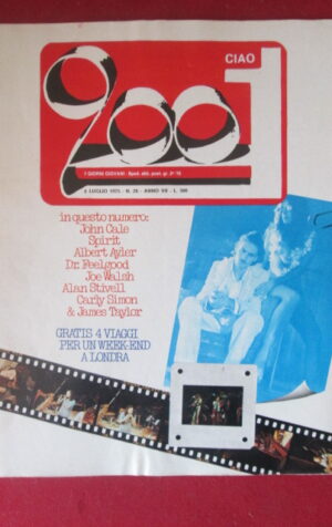 CIAO 2001 26 1975 JOHN CALE SPIRIT ALBERT AYLER DR FEELGOOD [G103B]