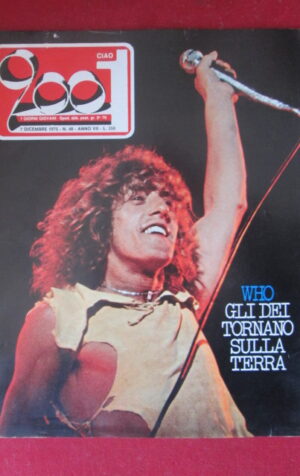 CIAO 2001 48 1975 THE WHO BETTY DAVIS AREA URIAH HEEP PUEBLO CAMEL [G103B]