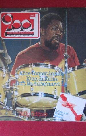 CIAO 2001 17 1975 ALICE COOPER 10 CC SOFT MACHINE FATS DOMINO SHADOWS [G103B]