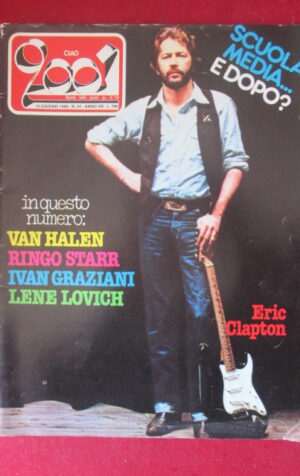 CIAO 2001 24 1980 ERIC CLAPTON VAN HALEN RINGO STARR IVAN GRAZIANI  [G103B]
