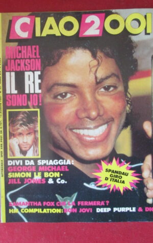 CIAO 2001 33 1987 MICHAEL JACKSON GEORGE MICHAEL SIMON LE BON JILL JONES [G103B]