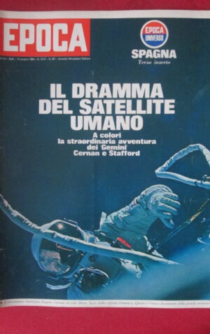 EPOCA 821 1966 DRAMMA SATELLITE UMANO GEMINI CERNAN STRAFFORD [TR21]