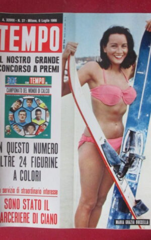 TEMPO 27 1966 MARIA GRAZIA BUCCELLA GINA LOLLOBRIGIDA ROMY SCHENEIDER [TR21]