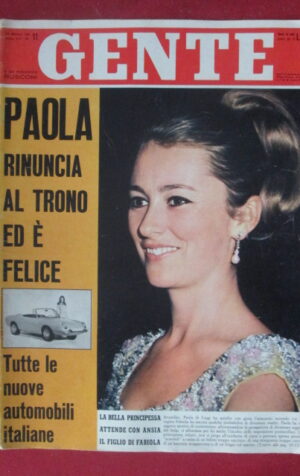 GENTE 11 1968 PAOLA DI LIEGI BRIGITTE BARDOT - PANTHER DI BERTONE [TR21]