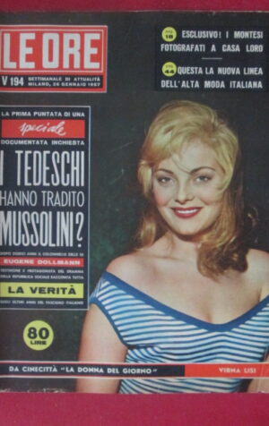 LE ORE 194 1957 VIRNA LISI ARTURO TOSCANINI  [TR21]
