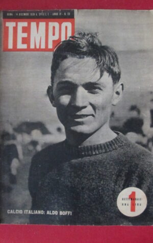 TEMPO 29 1939 CALCIO ITALIANO ALDO BOFFI  [TR21]