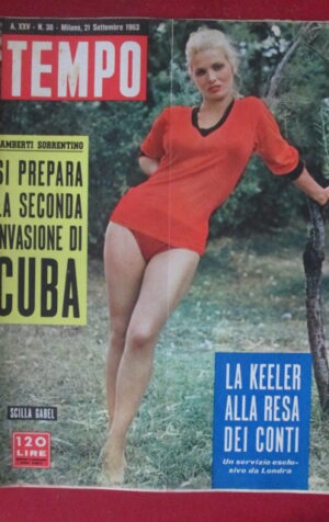 TEMPO 38 1963 SCILLA GABEL DARIO FO PAUL NEWMANN  [TR21]