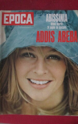 EPOCA 817 1966 JULIE CHRISTIE FUMETTO ALIKA GIACOMO MANZU SOFIA LOREN [TR21]